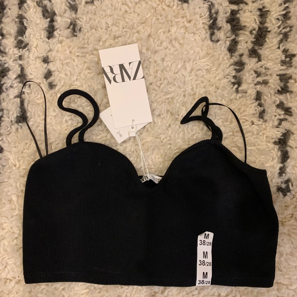 Zara cropped tank top NWT